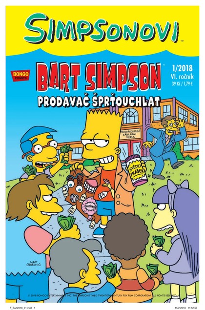 E-magazín Bart Simpson 1/2018: Prodavač šprťouchlat - Nakladatelství CREW