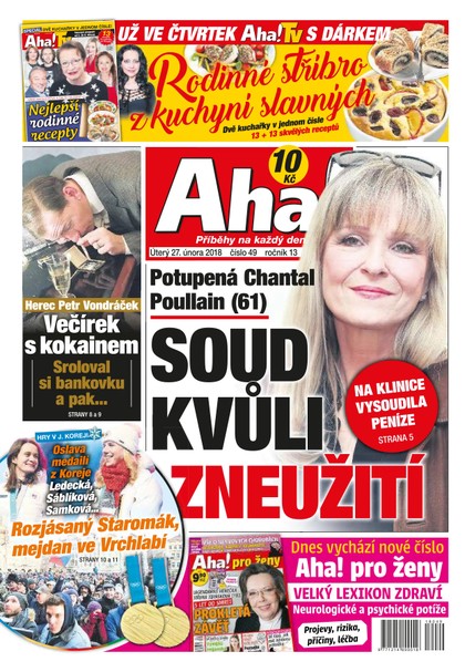 E-magazín AHA! - 27.2.2018 - CZECH NEWS CENTER a. s.