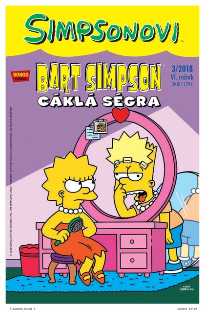 E-magazín Bart Simpson 3/2018: Cáklá ségra - Nakladatelství CREW