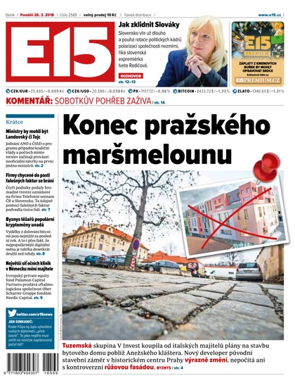 E-magazín E15 - 26.3.2018 - CZECH NEWS CENTER a. s.