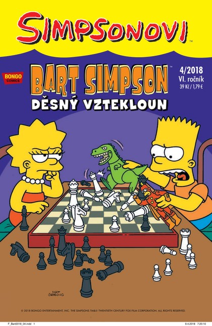 E-magazín Bart Simpson 4/2018: Děsný vztekloun - Nakladatelství CREW