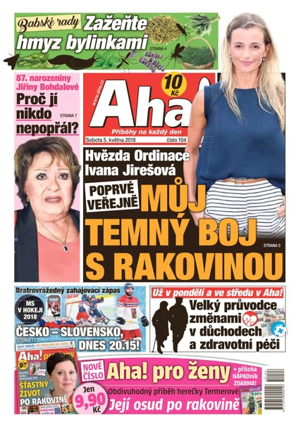 E-magazín AHA! - 5.5.2018 - CZECH NEWS CENTER a. s.