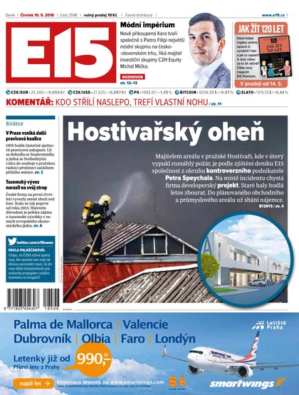 E-magazín E15 - 10.5.2018 - CZECH NEWS CENTER a. s.