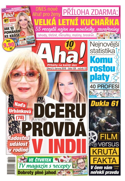 E-magazín AHA! - 5.6.2018 - CZECH NEWS CENTER a. s.