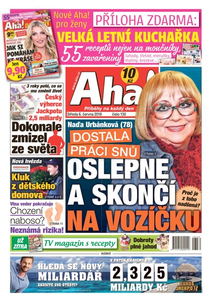 E-magazín AHA! - 6.6.2018 - CZECH NEWS CENTER a. s.