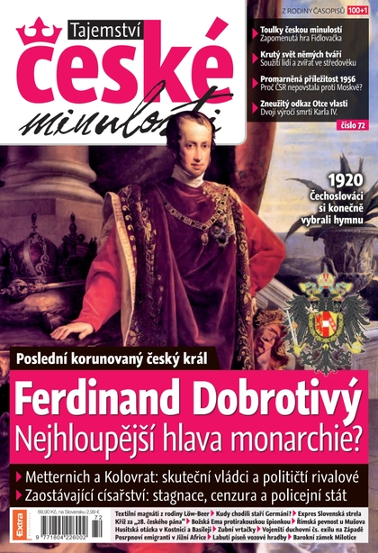 E-magazín Tajemství české minulosti č. 72 (7-8/2018) - Extra Publishing, s. r. o.