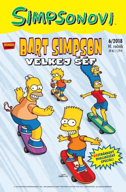 E-magazín Bart Simpson 6/2018: Velkej šéf - Nakladatelství CREW