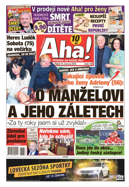 E-magazín AHA! - 15.6.2018 - CZECH NEWS CENTER a. s.