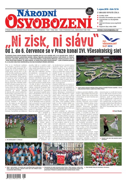 E-magazín Národní Osvobození 15-16/2018 - Vydavatelství MAC