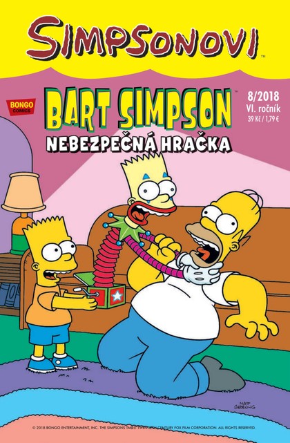 E-magazín Bart Simpson 8/2018: Nebezpečná hračka - Nakladatelství CREW