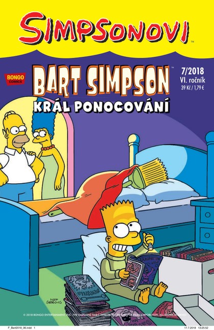 E-magazín Bart Simpson 7/2018: Král ponocování - Nakladatelství CREW