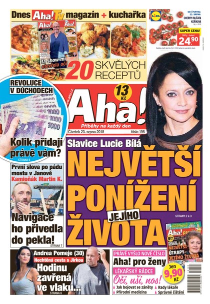 E-magazín AHA! - 23.8.2018 - CZECH NEWS CENTER a. s.