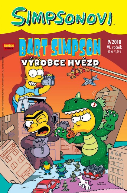 E-magazín Bart Simpson 9/2018: Výrobce hvězd - Nakladatelství CREW