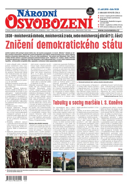 E-magazín Národní Osvobození 19-20/2018 - Vydavatelství MAC