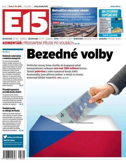 E-magazín E15 - 2.10.2018 - CZECH NEWS CENTER a. s.