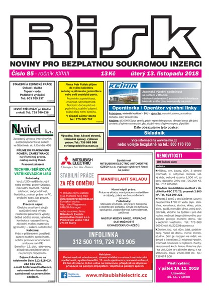 E-magazín Risk 85/2018 - Risk