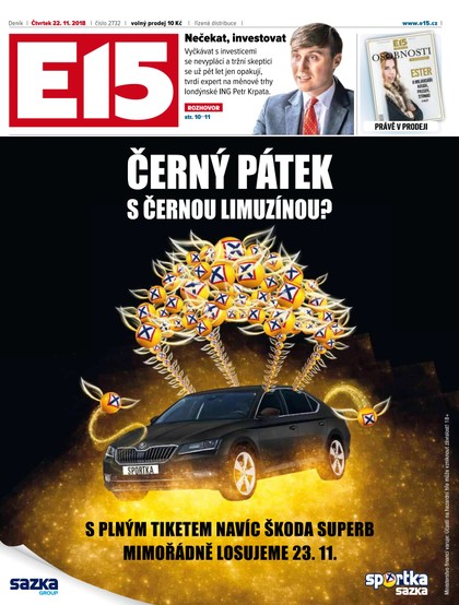 E-magazín E15 - 22.11.2018 - CZECH NEWS CENTER a. s.