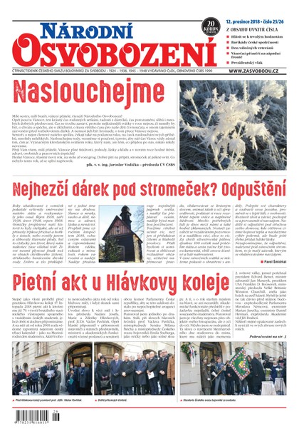 E-magazín Národní Osvobození 25-26/2018 - Vydavatelství MAC