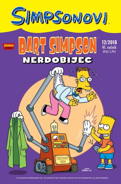 E-magazín Bart Simpson 12/2018: Nerdobijec - Nakladatelství CREW