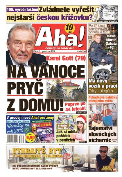 E-magazín AHA! - 21.12.2018 - CZECH NEWS CENTER a. s.