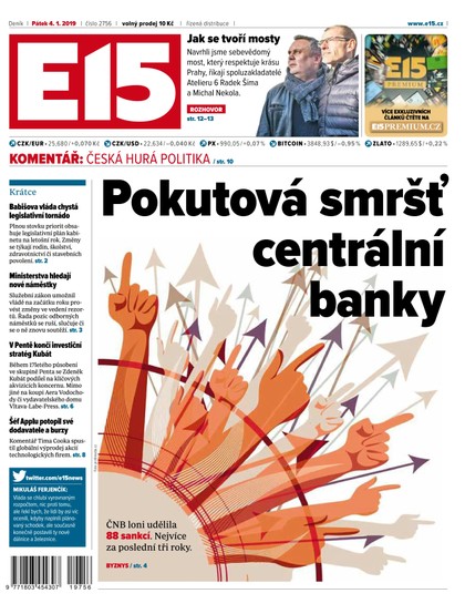 E-magazín E15 - 4.1.2019 - CZECH NEWS CENTER a. s.