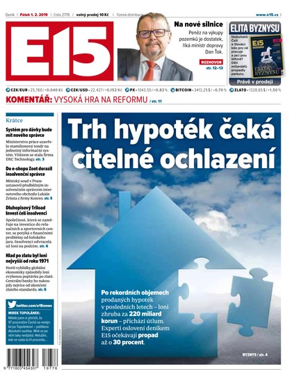 E-magazín E15 - 1.2.2019 - CZECH NEWS CENTER a. s.