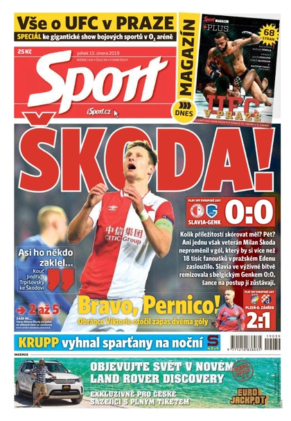E-magazín Sport - 15.2.2019 - CZECH NEWS CENTER a. s.