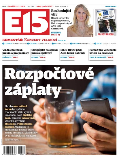 E-magazín E15 - 25.2.2019 - CZECH NEWS CENTER a. s.