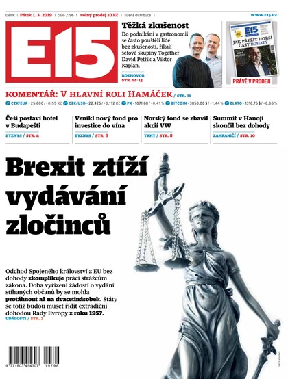 E-magazín E15 - 1.3.32019 - CZECH NEWS CENTER a. s.