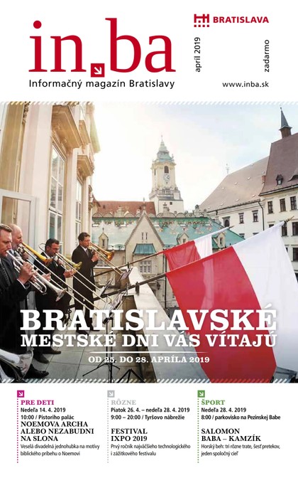 E-magazín inba 4/2019 - Redakcia magazínu in.ba, Oddelenie marketingu a vzťahov s verejnosťou Kancelária primátora Hlavného mesta SR Bratislava