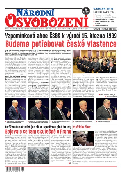 E-magazín Národní Osvobození 7-8/2019 - Vydavatelství MAC