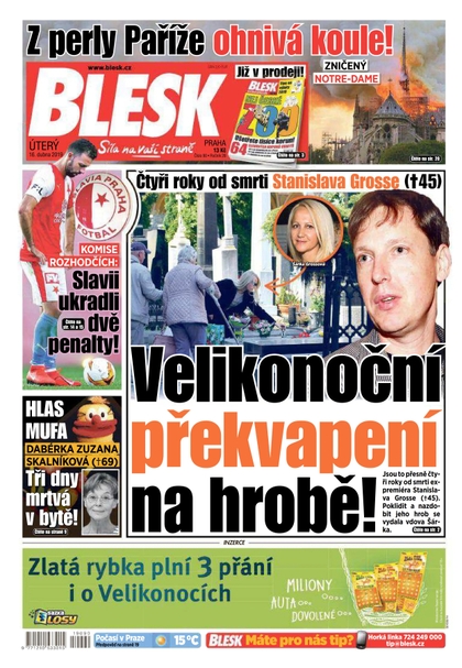 E-magazín Blesk - 16.4.2019 - CZECH NEWS CENTER a. s.