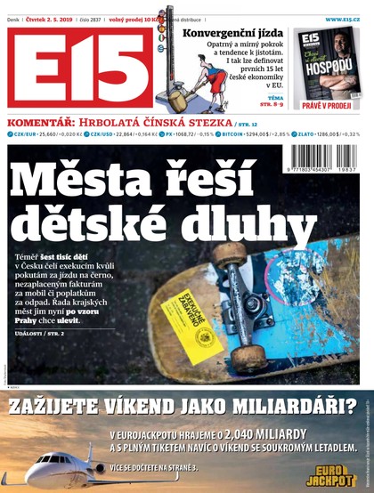 E-magazín E15 - 2.5.2019 - CZECH NEWS CENTER a. s.