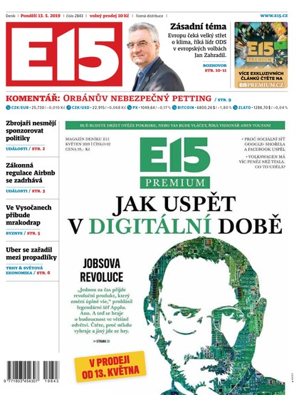 E-magazín E15 - 13.5.2019 - CZECH NEWS CENTER a. s.