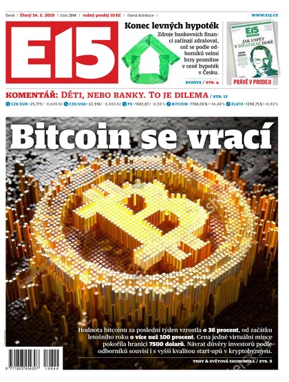 E-magazín E15 - 14.5.2019 - CZECH NEWS CENTER a. s.