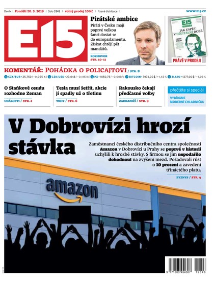 E-magazín E15 - 20.5.2019 - CZECH NEWS CENTER a. s.