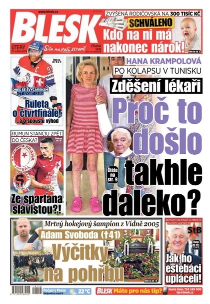 E-magazín Blesk - 21.5.2019 - CZECH NEWS CENTER a. s.