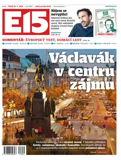 E-magazín E15 - 24.5.2019 - CZECH NEWS CENTER a. s.