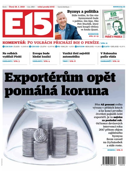 E-magazín E15 - 28.5.2019 - CZECH NEWS CENTER a. s.