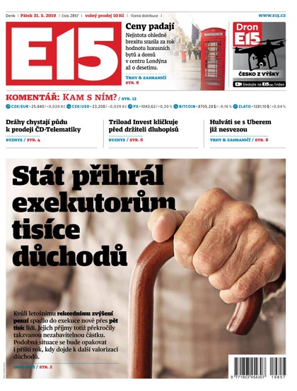 E-magazín E15 - 31.5.2019 - CZECH NEWS CENTER a. s.