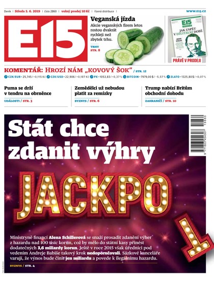 E-magazín E15 - 5.6.2019 - CZECH NEWS CENTER a. s.