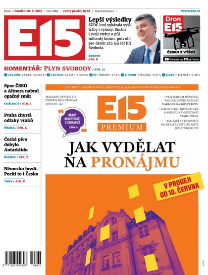 E-magazín E15 - 10.6.2019 - CZECH NEWS CENTER a. s.