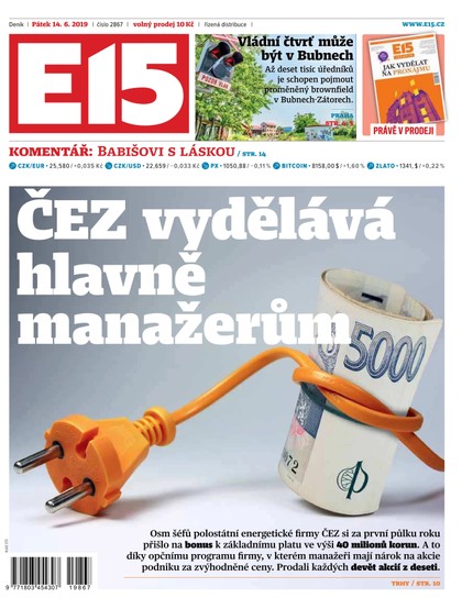 E-magazín E15 - 14.6.2019 - CZECH NEWS CENTER a. s.