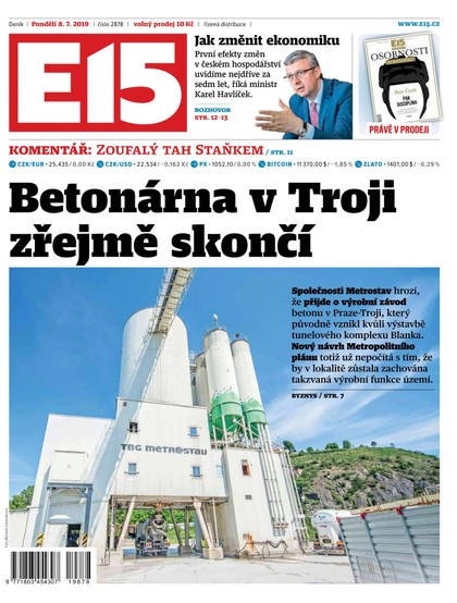 E-magazín E15 - 8.7.2019 - CZECH NEWS CENTER a. s.