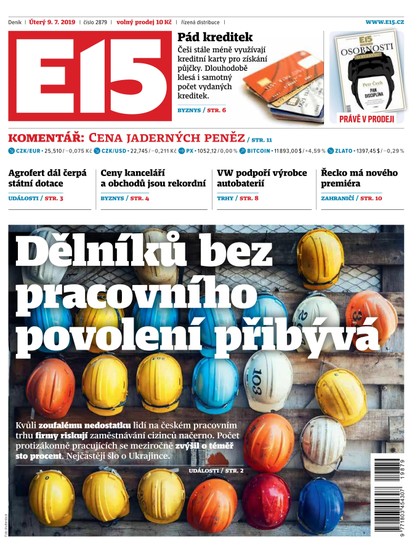 E-magazín E15 - 9.7.2019 - CZECH NEWS CENTER a. s.