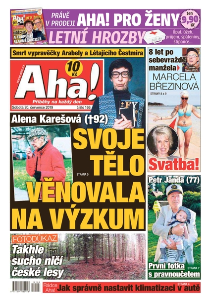 E-magazín AHA! - 20.7.2019 - CZECH NEWS CENTER a. s.