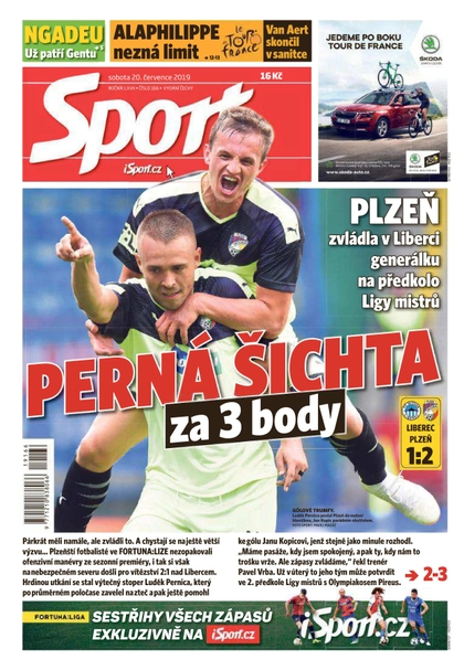E-magazín Sport - 20.7.2019 - CZECH NEWS CENTER a. s.