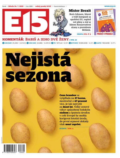 E-magazín E15 - 24.7.2019 - CZECH NEWS CENTER a. s.