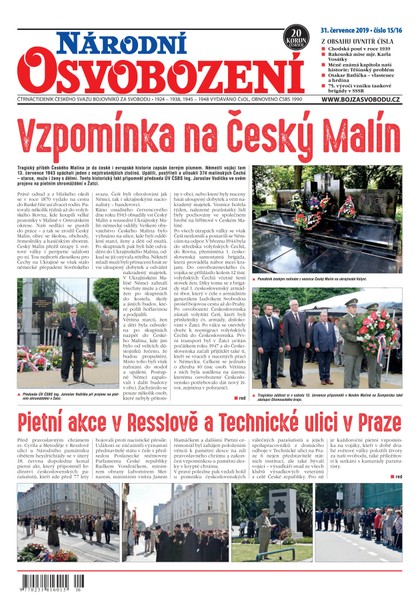 E-magazín Národní Osvobození 15-16/2019 - Vydavatelství MAC