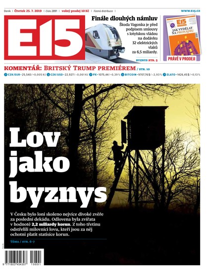 E-magazín E15 - 25.7.2019 - CZECH NEWS CENTER a. s.